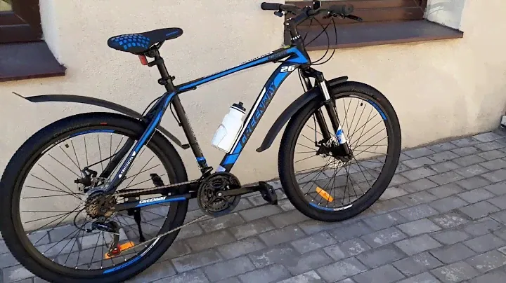 Обзор велосипеда Greenway Scorpion 26 (2020) чёрный-синий