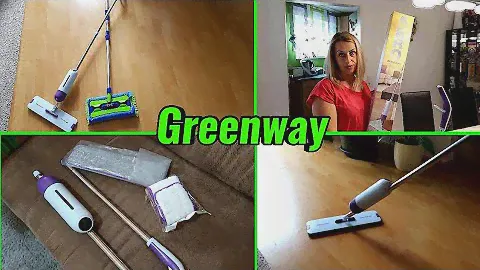 ШВАБРА ОТ ГРИНВЕЙ AERO/РАСПАКОВКА И ОБЗОР/ТЕСТИРУЮ ПРОДУКЦИЮ GREENWAY