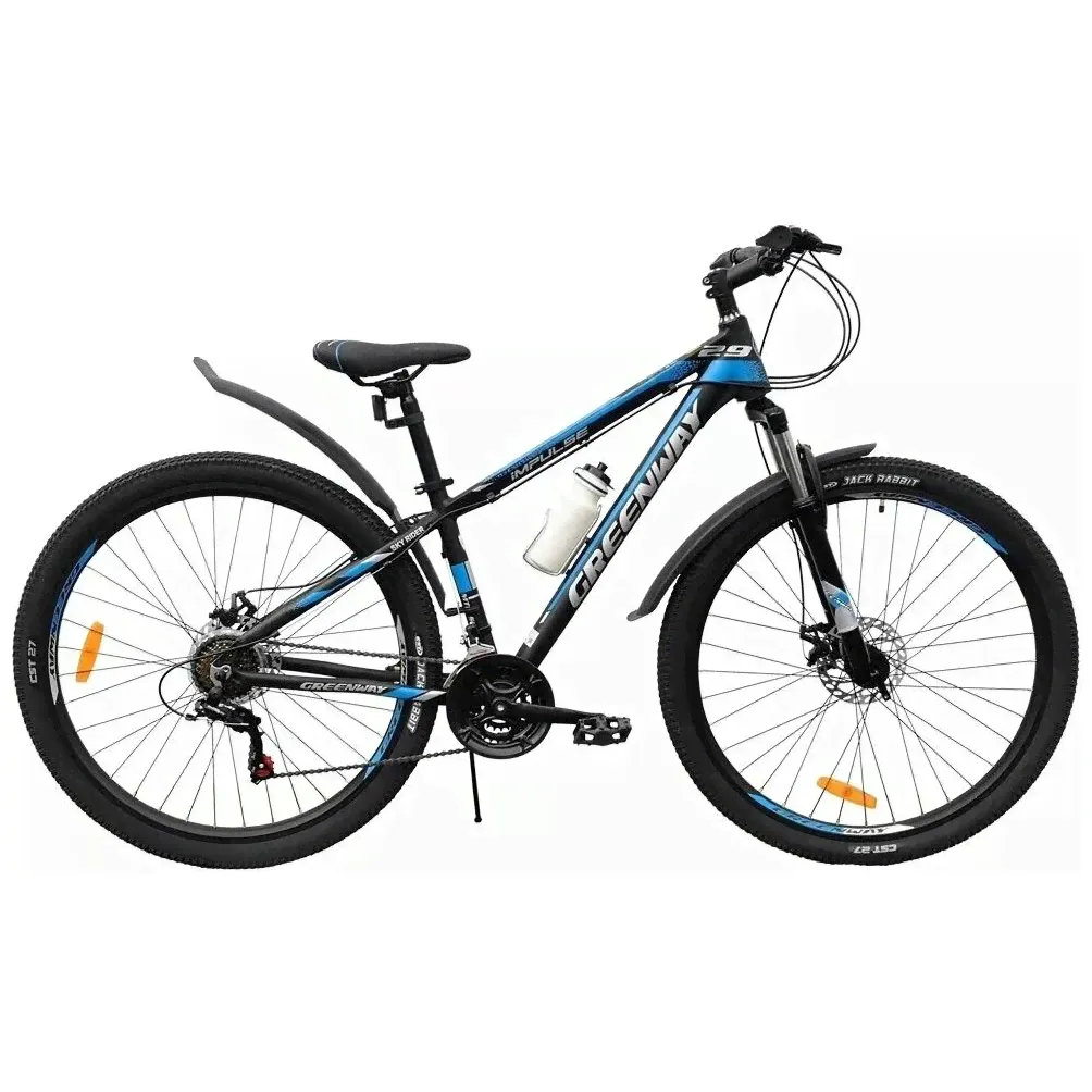 Обзор на Велосипед Greenway IMPULSE 26'' р.17 черный/синий